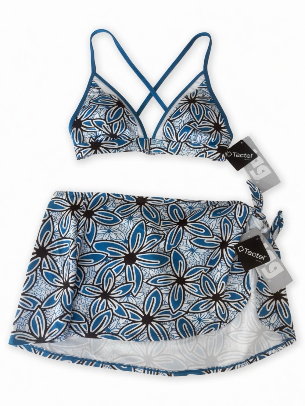 NWT JAG Bikini and Matching Swim Skirt Set